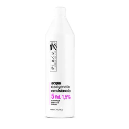 Black Professional Line oxidante 5 vol 1,5% 1000ml para un cuidado óptimo