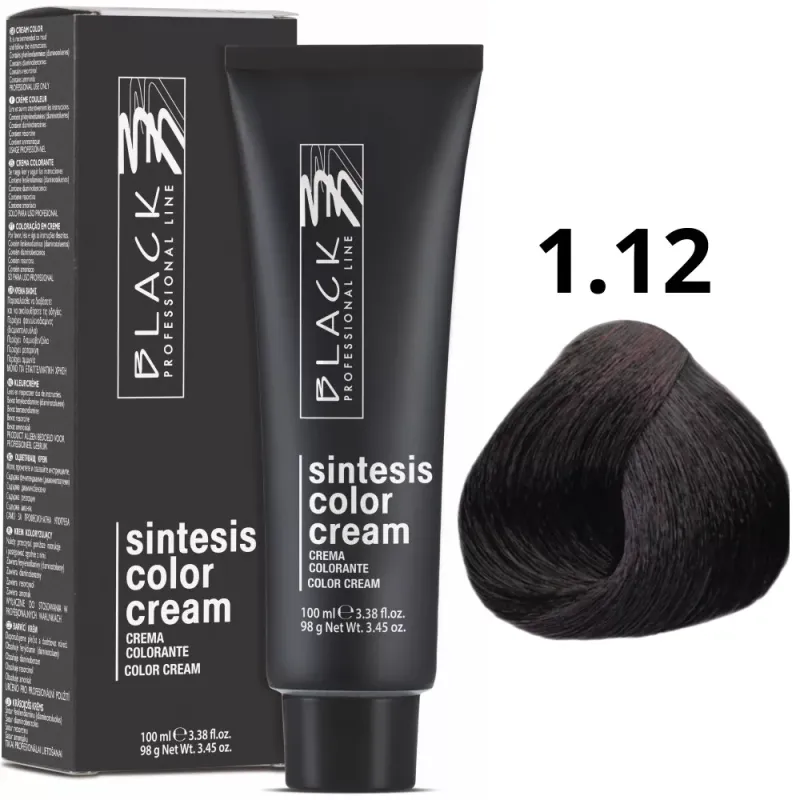 Black Professional Line Sintesis Crema Colorante 1.12 100ml | Black Professional Line