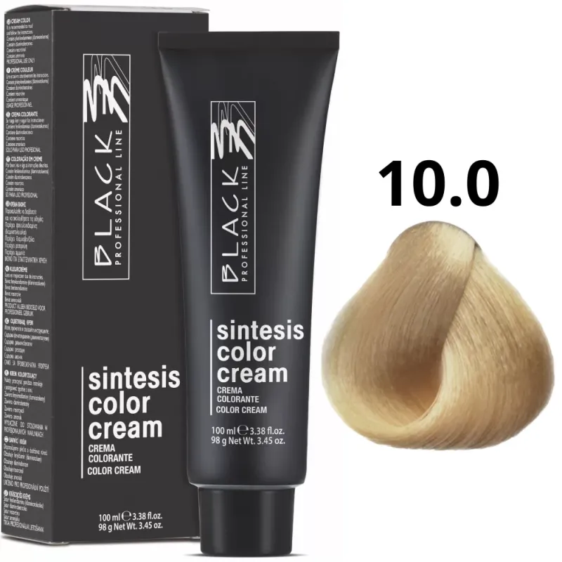 Black Professional Line Sintesis Crema Colorante 10.0 100ml | Black Professional Line