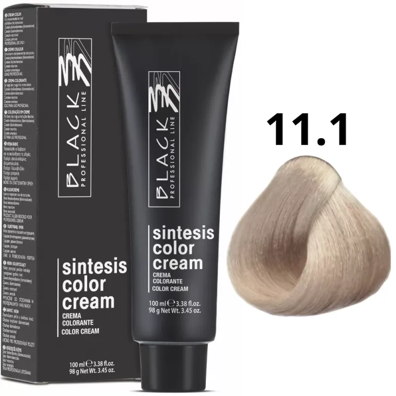 Black Professional Line Sintesis Crema Colorante 11.1 100ml | Black Professional Line