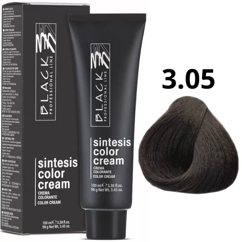 Black Professional Line Sintesis Color Cream 3.05 100ml | Black Professional Line