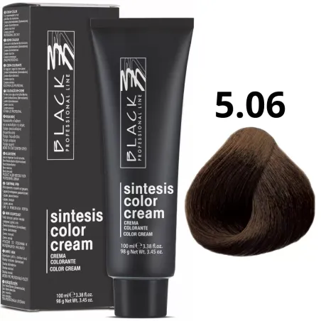Black Professional Line crema colorante 5.06 castaño ceniza 100ml