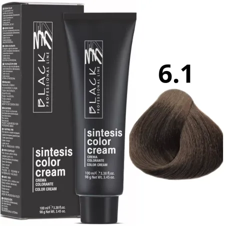Black Professional Line Crema Colorante 6.1 - Brillo intenso