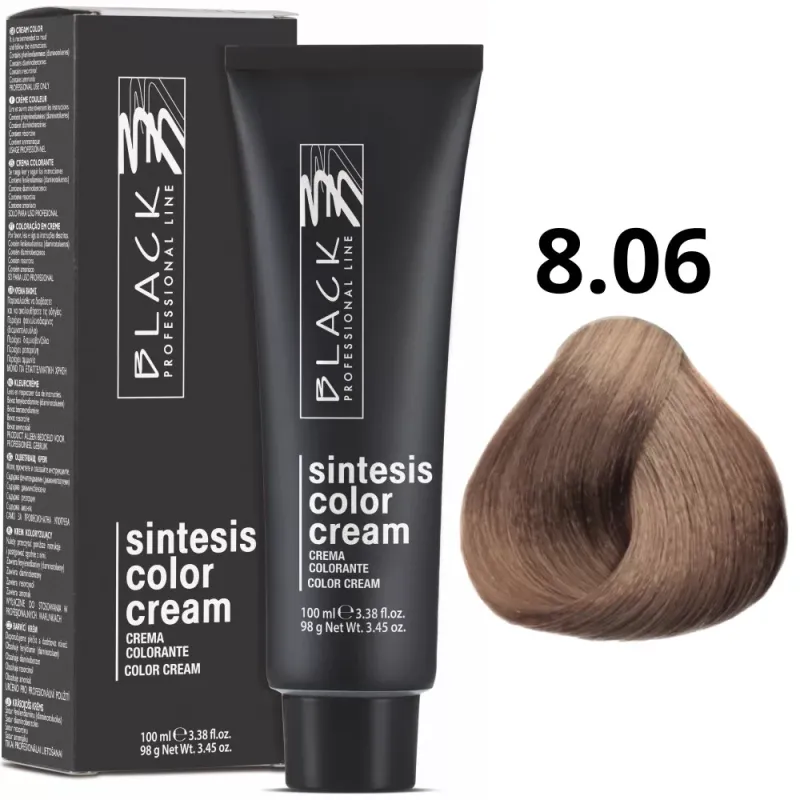 Black Professional Line Sintesis Crema Colorante 8.06 100ml | Black Professional Line
