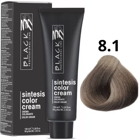 Black Professional Line Sintesis 8.1 crema colorante 100ml profesional