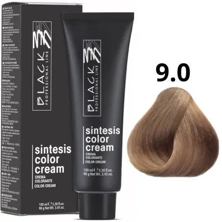 Black Professional Line Sintesis Color 9.0 100ml, color duradero