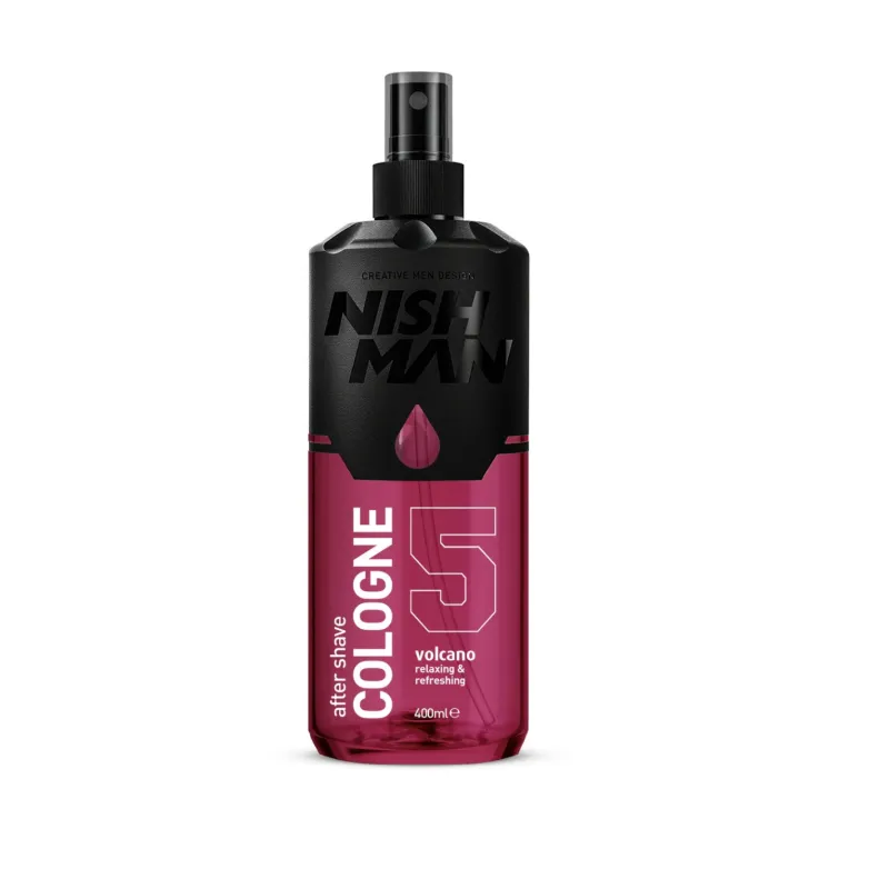 COLOGNE AFTER SHAVE 5 volcano 400ml NISHMAN | NishMan