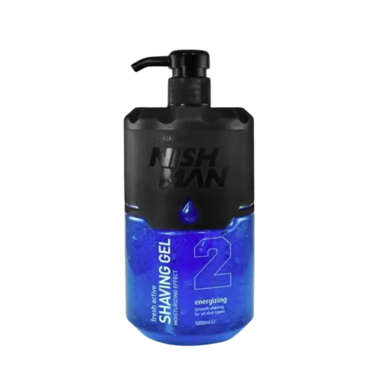 Gel Shave para afeitado de contornos 1L NISHMAN AZUL | NishMan