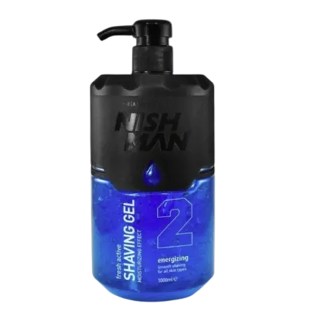 Gel Shave para afeitado de contornos 1L NISHMAN AZUL