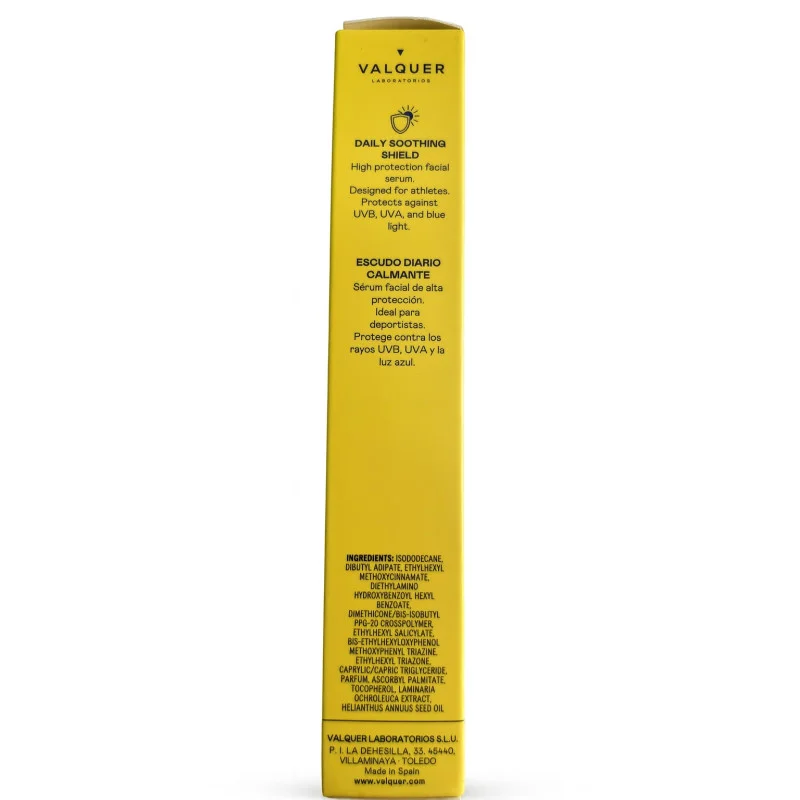 Valquer Invisible Protection Serum Antiedad Hidratante 40ml - reverso (INCI / modo de empleo)