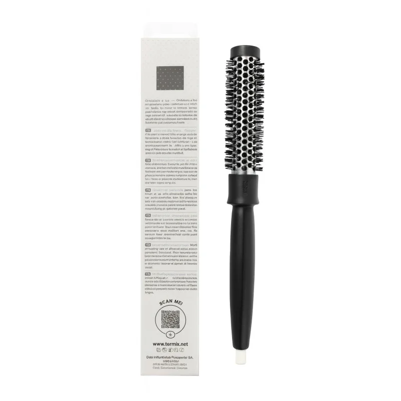 Termix Profesional Cepillo Térmico Reductor Secado 17mm - reverso (INCI / modo de empleo)