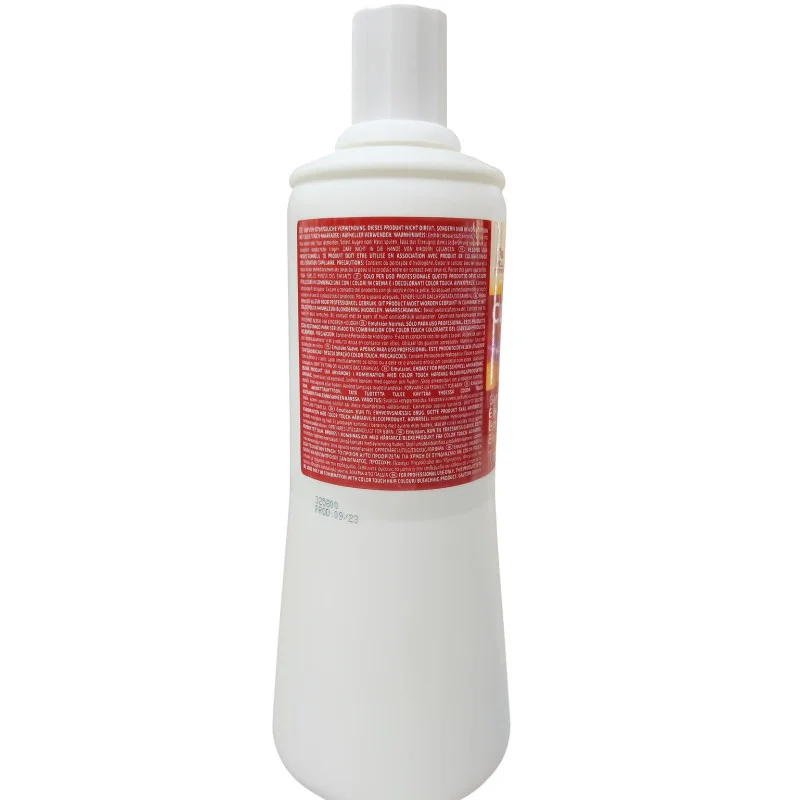 Wella Color Touch Emulsión Normal 1.9% 1000ml - reverso (INCI / modo de empleo)