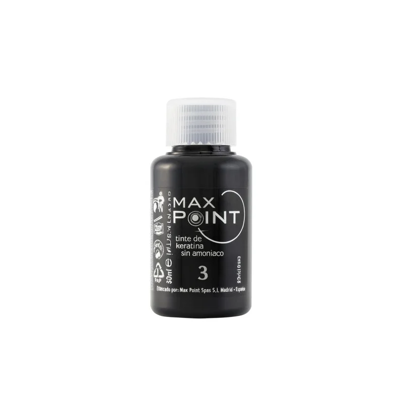 Max Point Tinte de Keratina Sin Amoniaco Nº3 60ml | Max Point