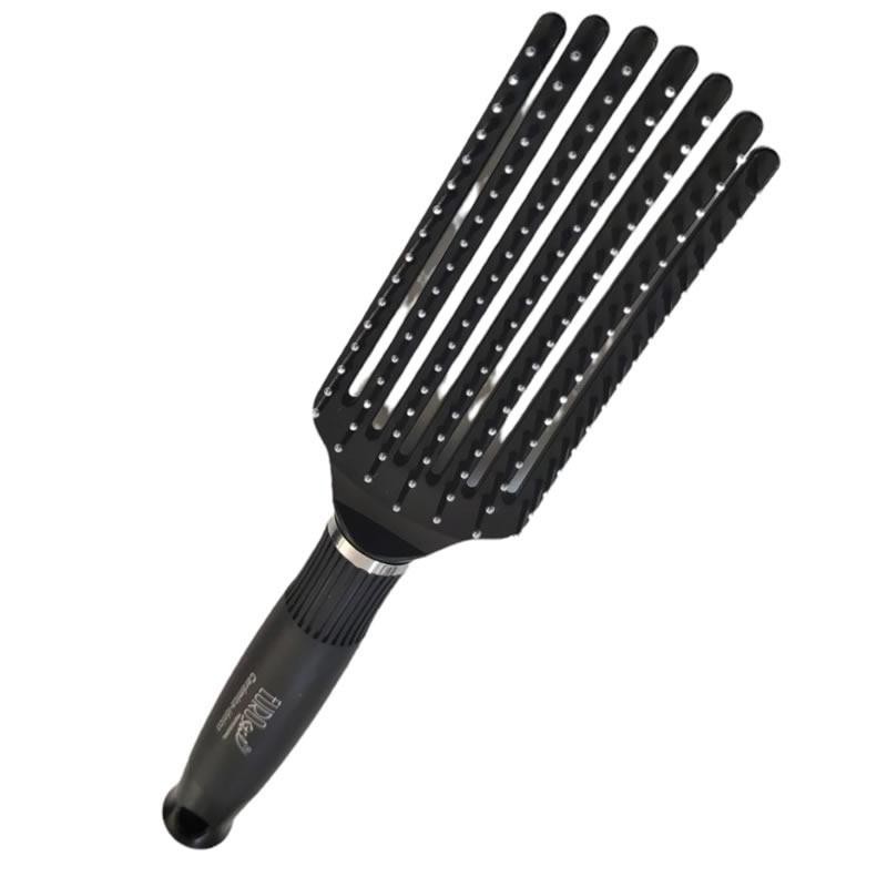 Cepillo Rectangular Flexible con Bolitas Plateadas | False