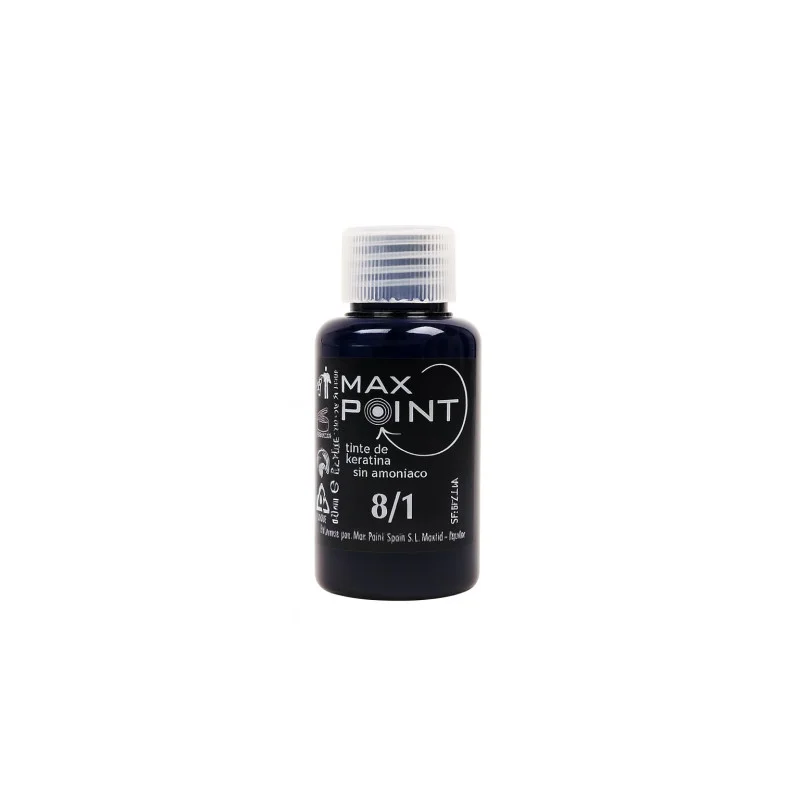 Max Point Tinte de Keratina Sin Amoniaco Nº8/1 60ml | Max Point