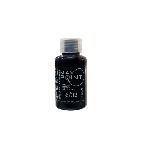 Max Point Tinte de Keratina Sin Amoniaco Nº6/32 Rubio Oscuro 60ml