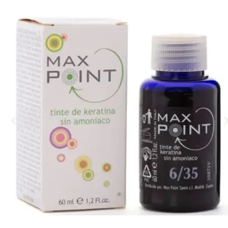 Max Point Tinte de Keratina Sin Amoniaco Nº5/5 Caoba 60ml