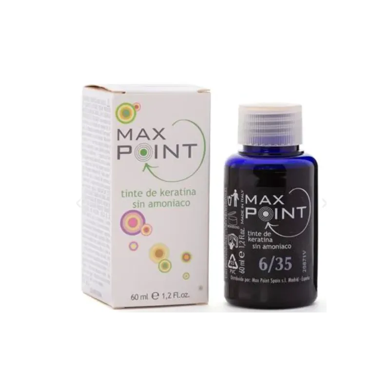 Max Point Tinte de Keratina Sin Amoniaco Nº7/13 Tabaco 60ml | Max Point
