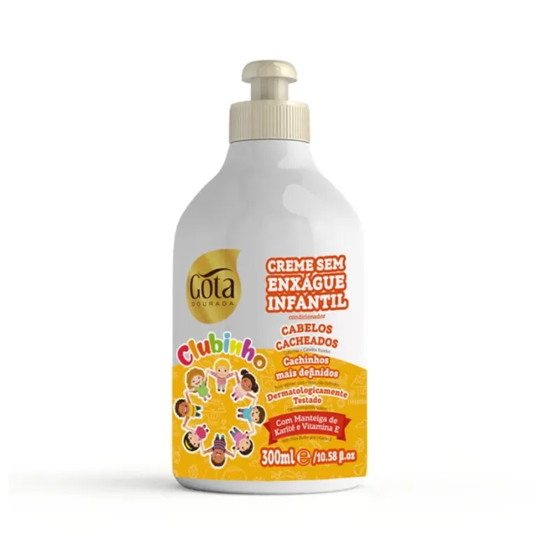Gota Dourada Clubinho Crema Sin Aclarado Infantil 300ml | Gota Dourada