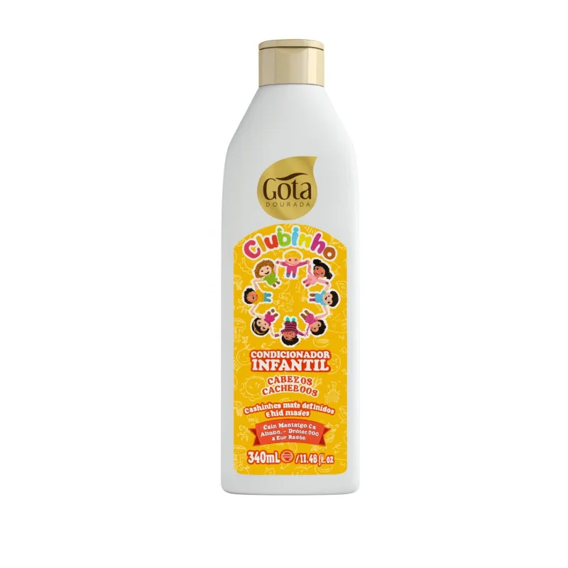 Gota Dourada Clubinho Acondicionador Infantil Cabelos Cacheados 340ml | Gota Dourada