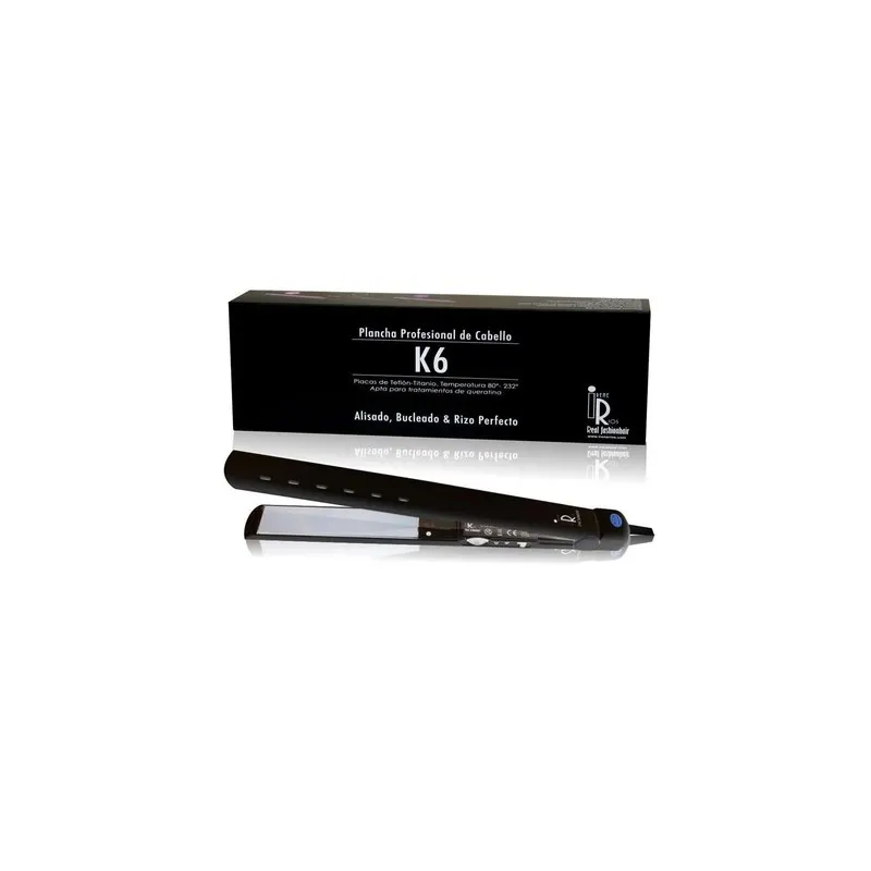 PLANCHA K6 MORADA Premium - teflon-titanio 232º apt.trat.queratina | Irene Rios