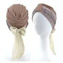 Turbante ZANZIBAR Color B118 Burdeos - 95% bamboo, 5% elasthane | ROKOKO
