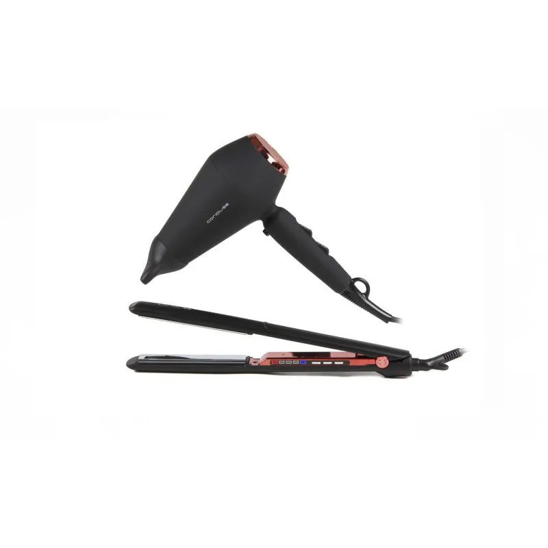 CORIOLISS KIT Plancha C3 BLACK COPPER + Secador KOMPACTISSIMO | CORIOLISS