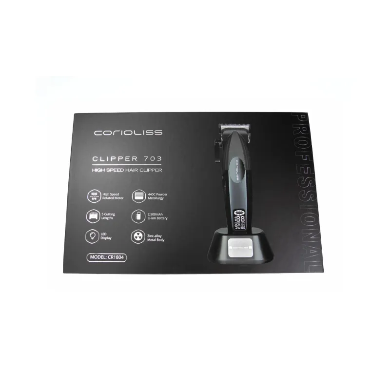 MÁQUINA CORTE CORIOLIS NEGRA CLIPPER 703 MOTOR ROTATIVO | CORIOLISS