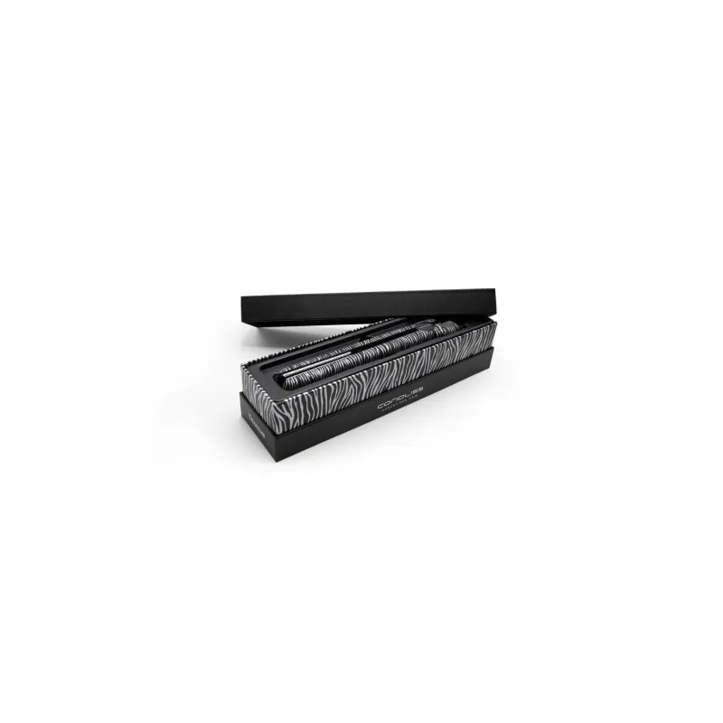 CORIOLISS PLANCHA C STYLE Zebra Silver Paisley Soft Touch | CORIOLISS