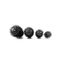 CORIOLISS Cepillos Térmicos THE BRUSH TITANIUM BLACK GREEN KIT 4 25, 33, 43, 53 mm | CORIOLISS