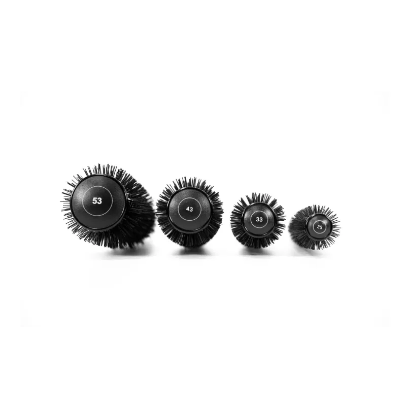 CORIOLISS Cepillos Térmicos THE BRUSH TITANIUM BLACK GREEN KIT 4 25, 33, 43, 53 mm | CORIOLISS