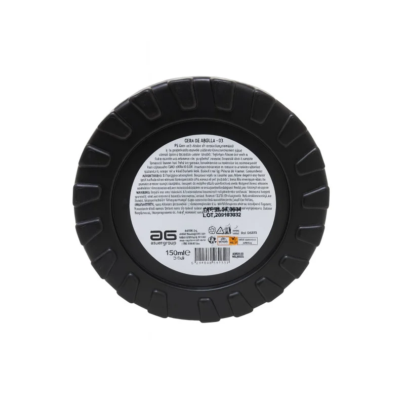 Black Crows Cera de Arcilla Acabado Mate 150ml - reverso (INCI / modo de empleo)