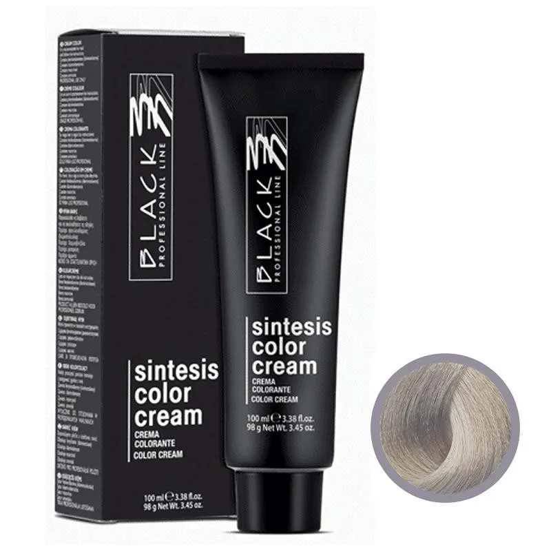 Black Professional Line Sintesis Color Crema Colorante Platinum Ash T1 100 ml | Black Professional Line