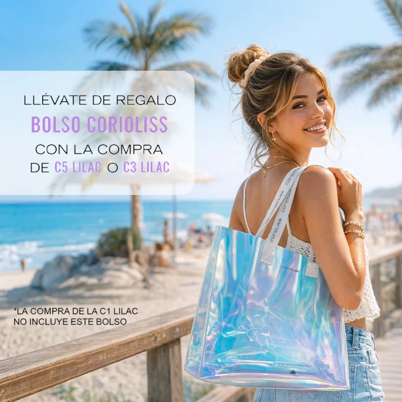 CORIOLISS Plancha C3 LILAC + Secador KOMPACTISSIMO | CORIOLISS