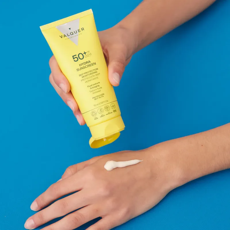Valquer Hydra Sunscreen SPF 50+ Crema Solar Facial Hidratante 75 ml | Valquer Profesional