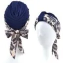 Turbante Azul Medio Zanzibar