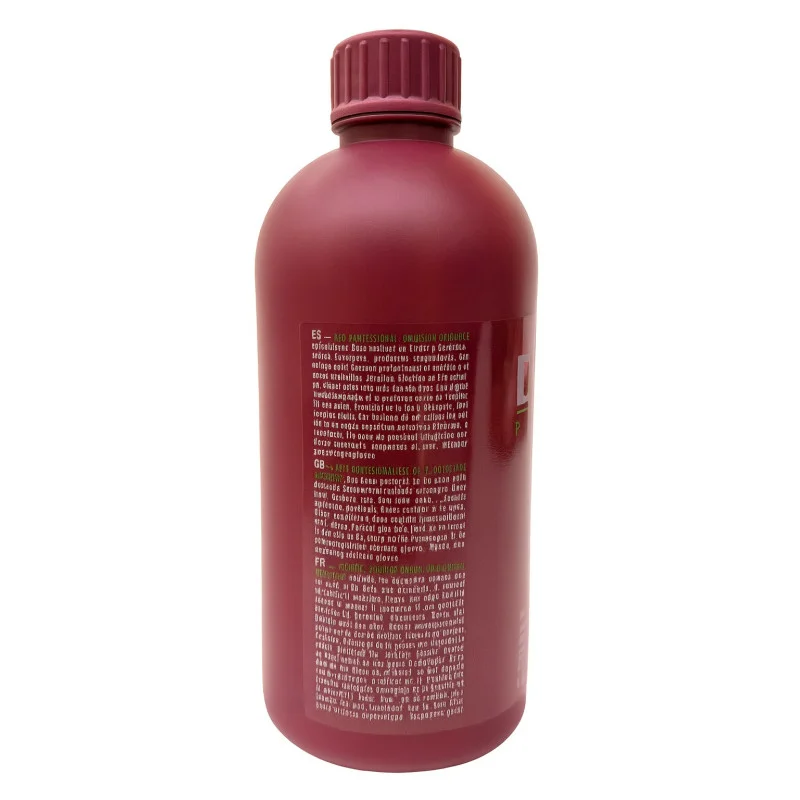 Exitenn Profesional Emulsión Oxidante 10 vol 1000ml - reverso (INCI / modo de empleo)