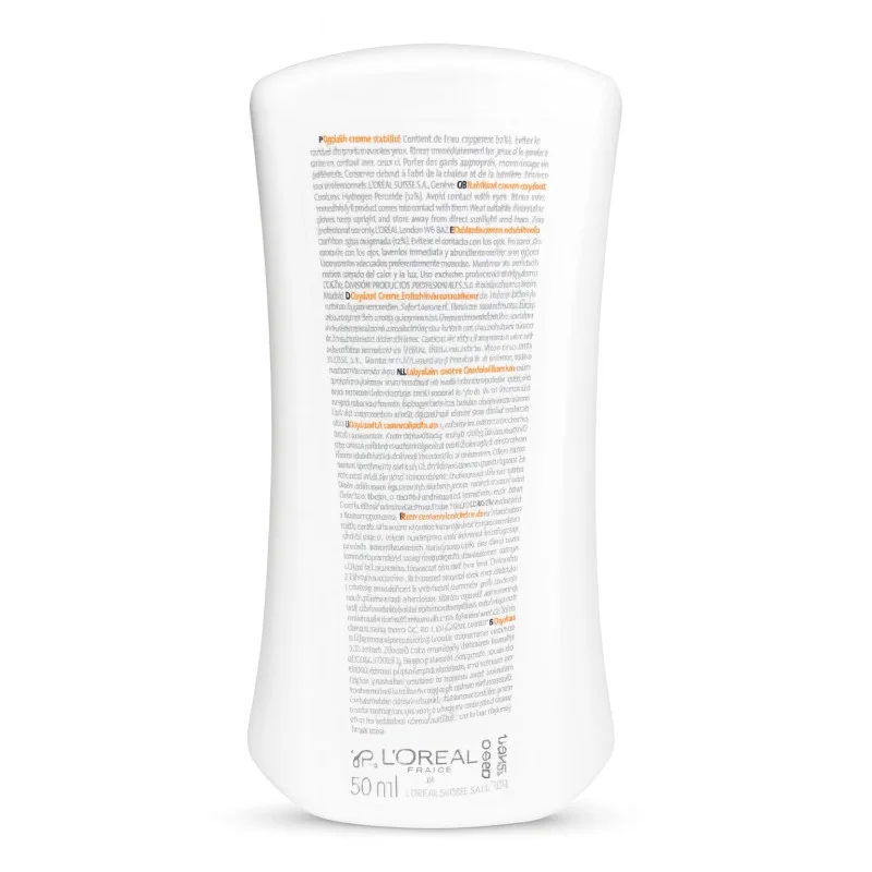 L'ORÉAL OXIDANTE CREMA 40vol 12% 1000ml - reverso (INCI / modo de empleo)