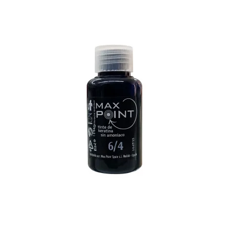 Max Point Tinte de Keratina Sin Amoniaco Nº6/4 Rubio Oscuro Cobrizo 60ml