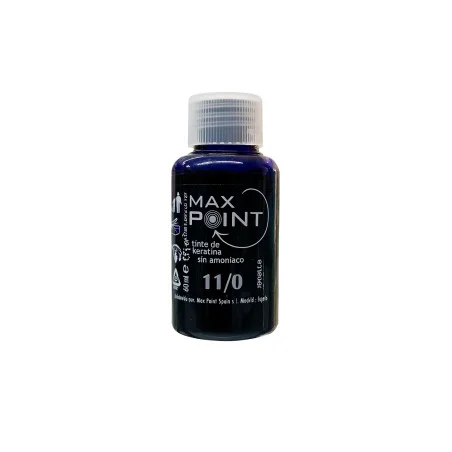 Max Point Tinte de Keratina Sin Amoniaco Nº11/0 Superaclarante Neutro 60ml