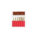 Fresa Cajita Brocas para Tornos 6 pcs + 6 Limas