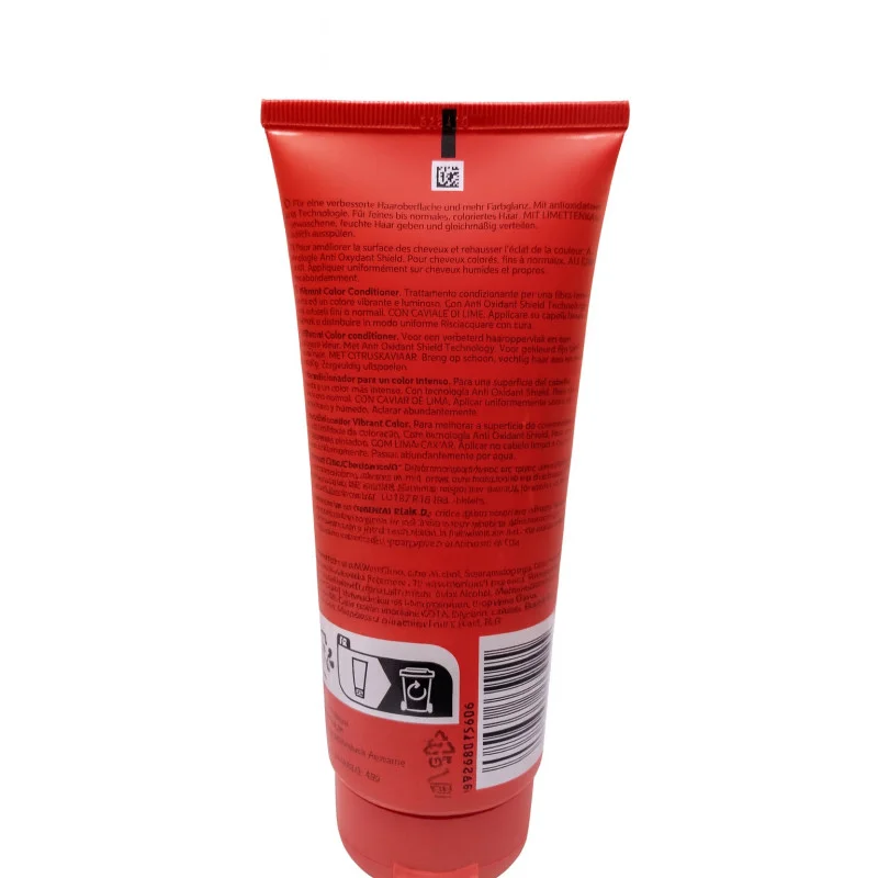Wella Invigo Color Brilliance Acondicionador Finos/Normales 200ml - reverso (INCI / modo de empleo)