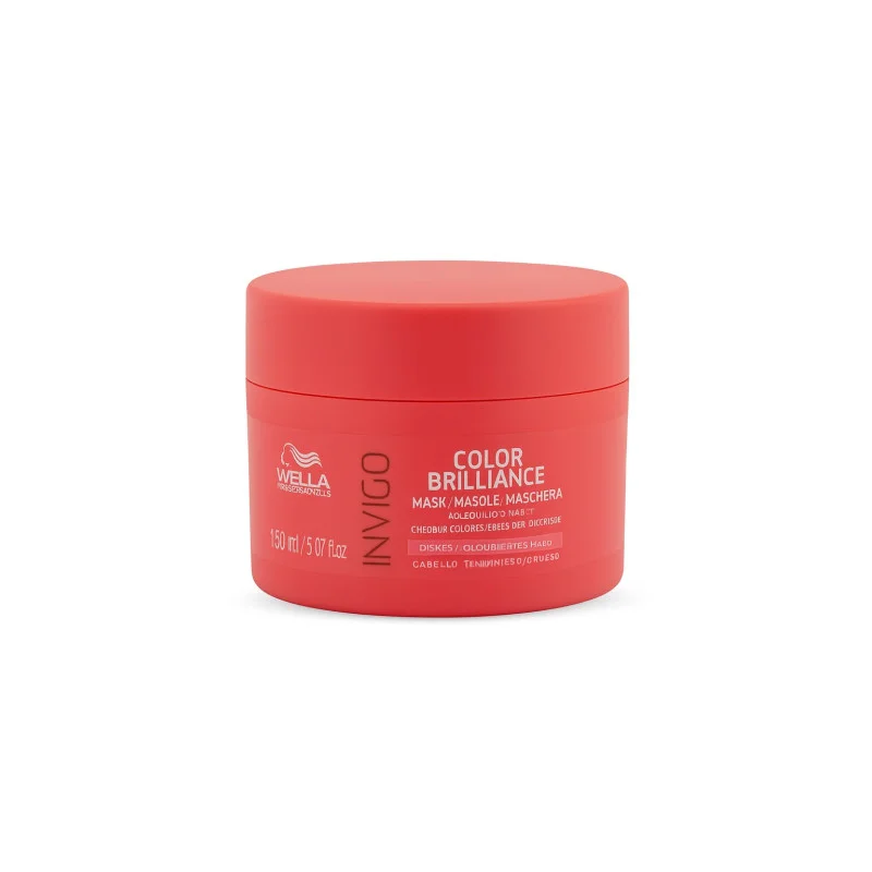 Wella Invigo Color Brilliance Mascarilla Color cabellos finos 150ml