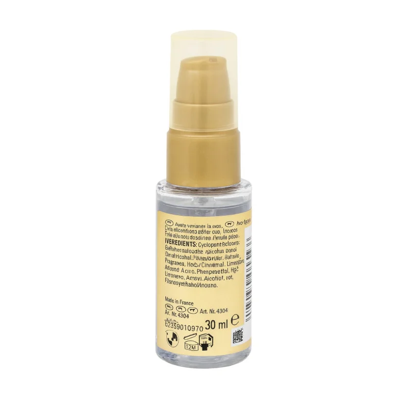Wella professionals Oil Reflections 30ml - reverso (INCI / modo de empleo)