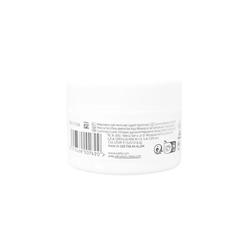 Wella professionals Oil Reflections Mascarilla 150ml - reverso (INCI / modo de empleo)