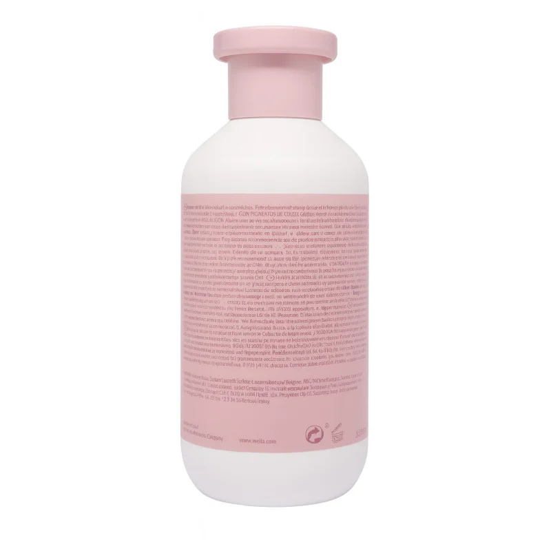 Wella professionals Invigo Champú Neutralizante Tonos Amarillentos 300ml - reverso (INCI / modo de empleo)