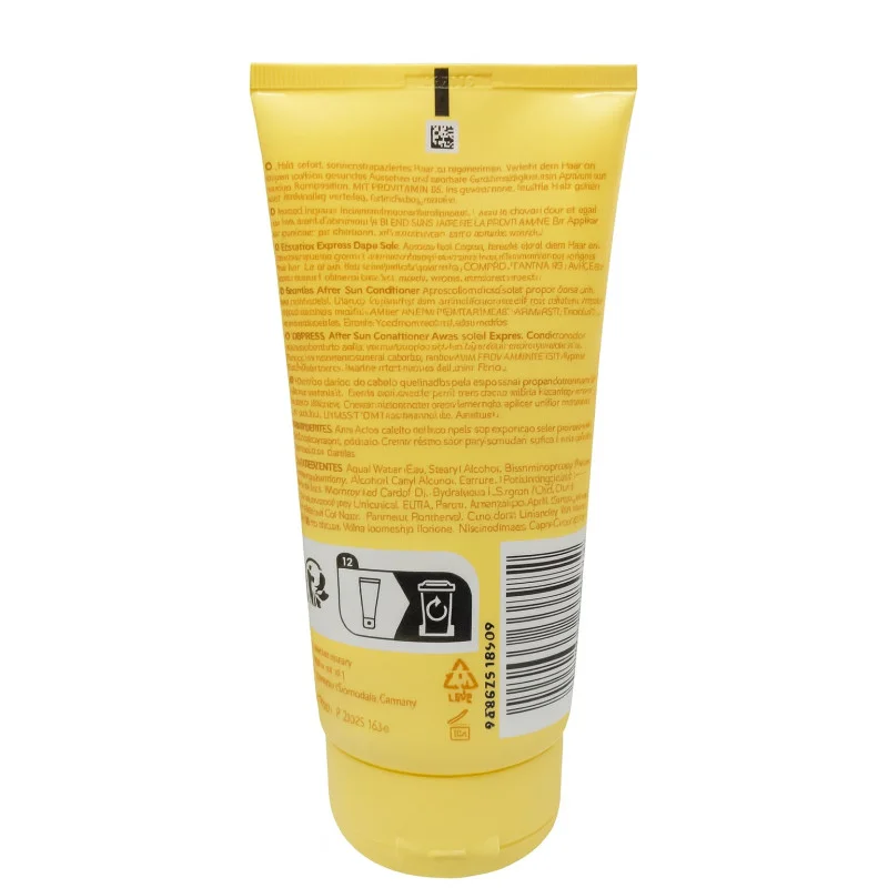 Wella professionals Sun Care Acondicionador Hidratante 200ml - reverso (INCI / modo de empleo)