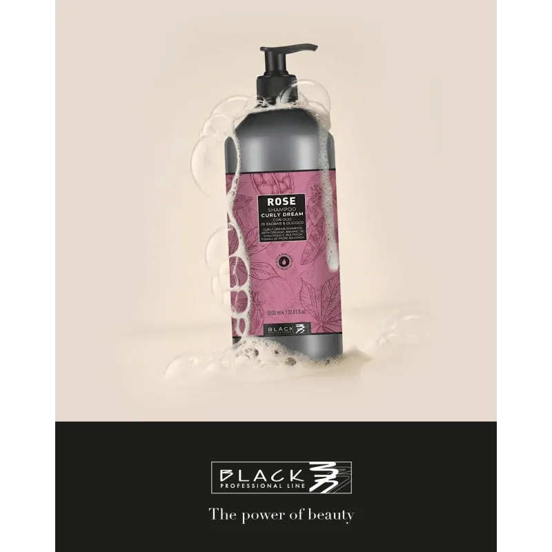 Black Professional Line ROSE Curly Dream Champú  1000ml | Black Professional Line