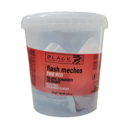 BLACK PROFESSIONAL LINE Flash Meches Fire Red Polvo Decolorante Tonalizante 250g