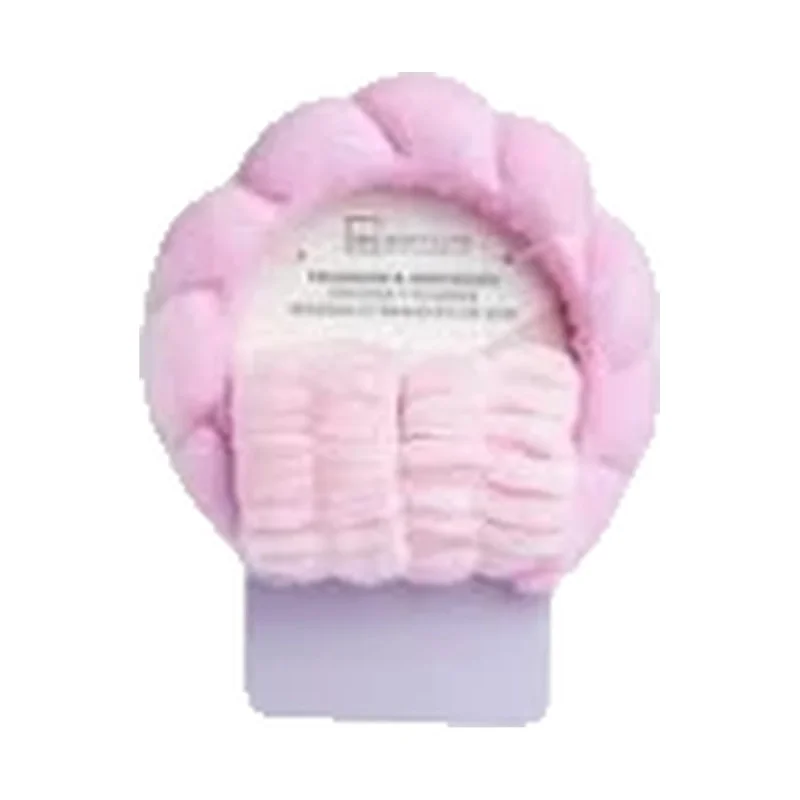 IDC INSTITUTE Diadema y muñequeras Skincare Headband and Wristband Rosa